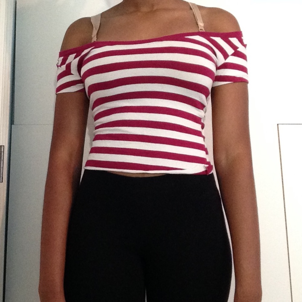 Stripped crop top